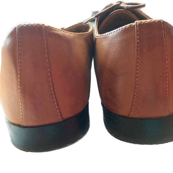 Xray Plain Oxford Dress Shoes, Men's US 12, Light Caramel Brown, Like NEW - Picture 3 of 8